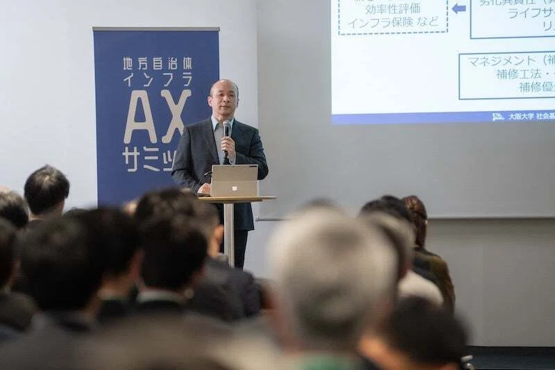 特別講演に登壇した大阪大学大学院教授・貝戸清之氏
