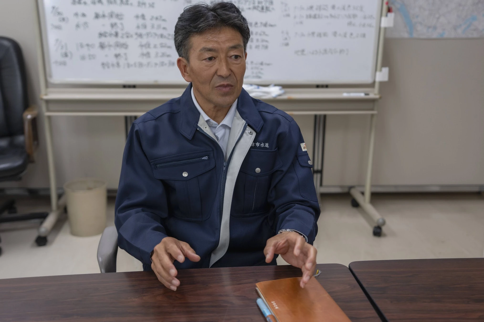 中津市上下水道部の石丸さん